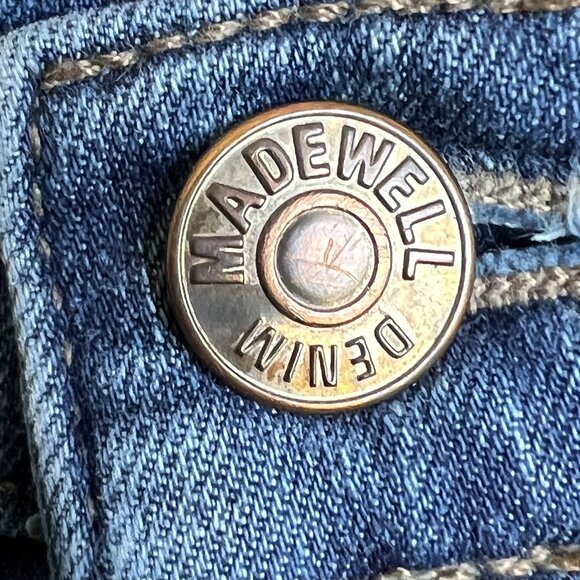 Madewell Womens 31 US 12 10" High Riser Skinny Skinny Jeans Stretch Preppy Retro - Picture 4 of 16